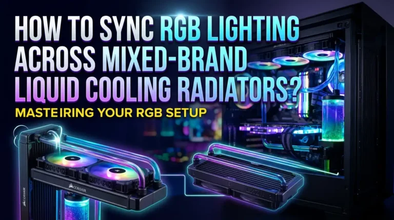 How To Sync RGB Lighting Across Mixed Brand Liquid Cooling Radiators?
