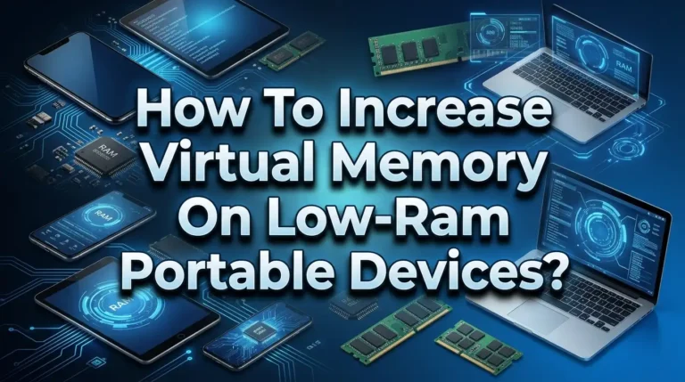 How To Increase Virtual Memory On Low RAM Portable Devices?