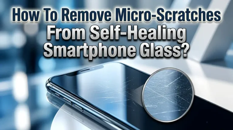 How To Remove Micro Scratches From Self Healing Smartphone Glass?