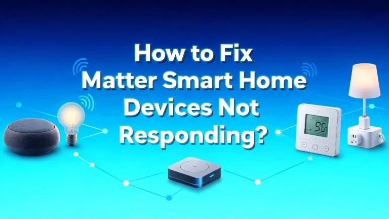 How to Fix Matter Smart Home Devices Not Responding?