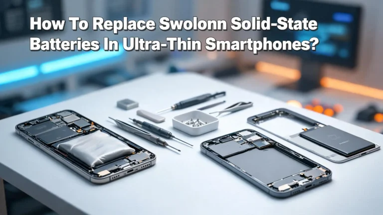 How To Replace Swollen Solid State Batteries In Ultra Thin Smartphones?