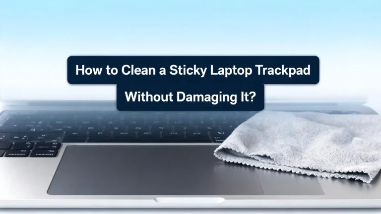 How to Clean a Sticky Laptop Trackpad Without Damaging It?
