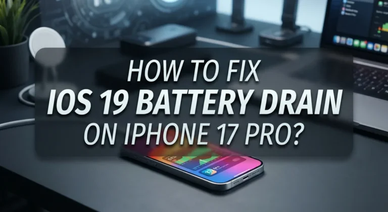 How To Fix iOS 19 Battery Drain On iPhone 17 Pro?