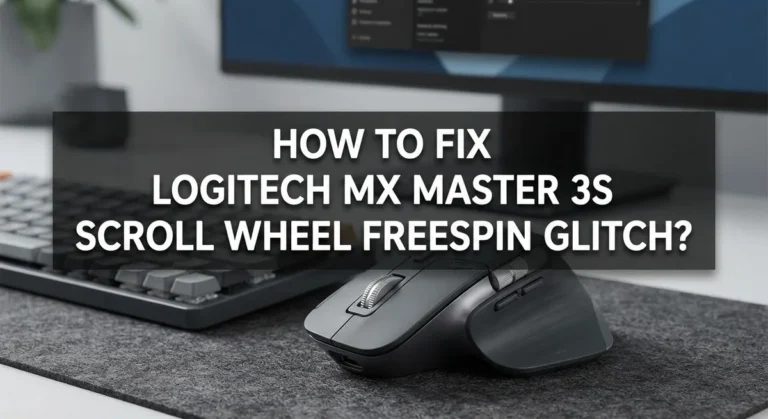 How To Fix Logitech MX Master 3S Scroll Wheel Freespin Glitch?