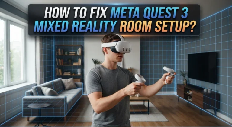 How To Fix Meta Quest 3 Mixed Reality Room Setup?