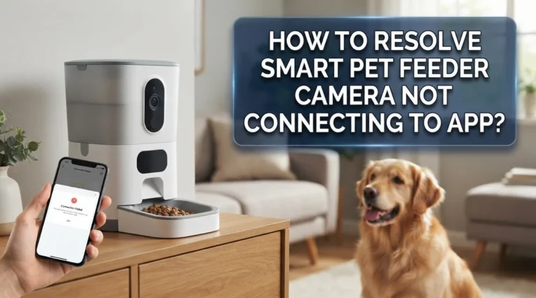 How To Fix Smart Pet Feeder Camera Not Connecting To App?
