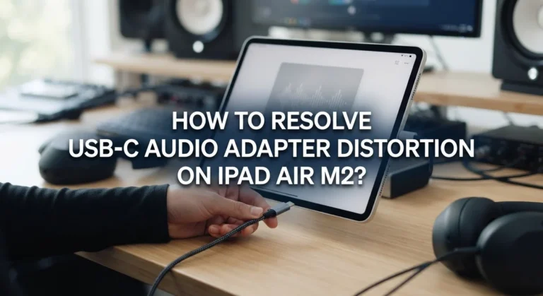 How To Resolve USB-C Audio Adapter Distortion On iPad Air M2?