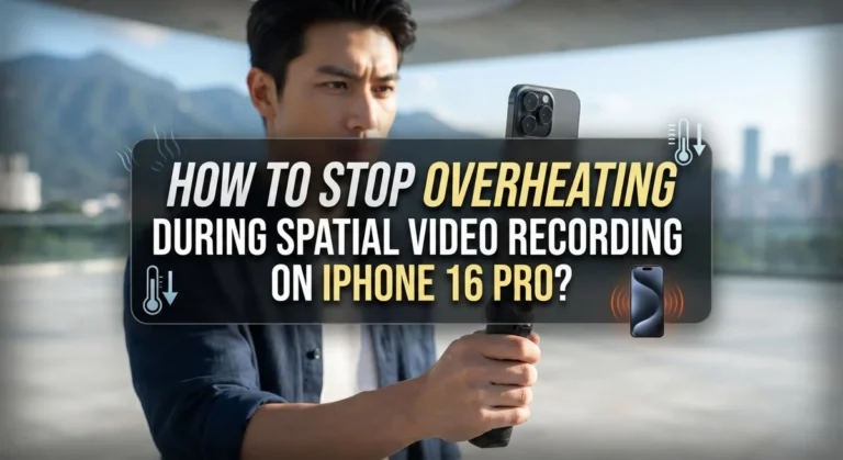 How To Stop Overheating During Spatial Video Recording On iPhone 16 Pro?