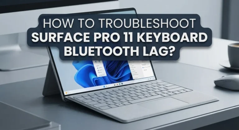 How To Troubleshoot Surface Pro 11 Keyboard Bluetooth Lag?