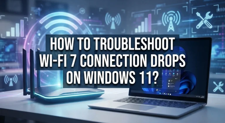 How To Troubleshoot Wi-Fi 7 Connection Drops On Windows 11?